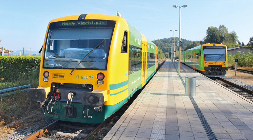 Akku-Züge im Bayerischen Wald
