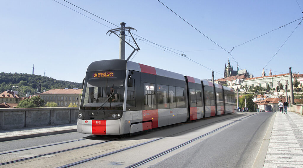 Škoda: Straßenbahnen für Prag