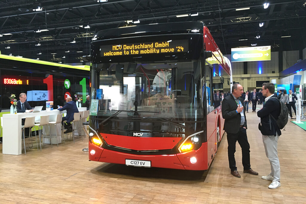 MCV Deutschland zeigte den neuen E-Bus C127 EV.