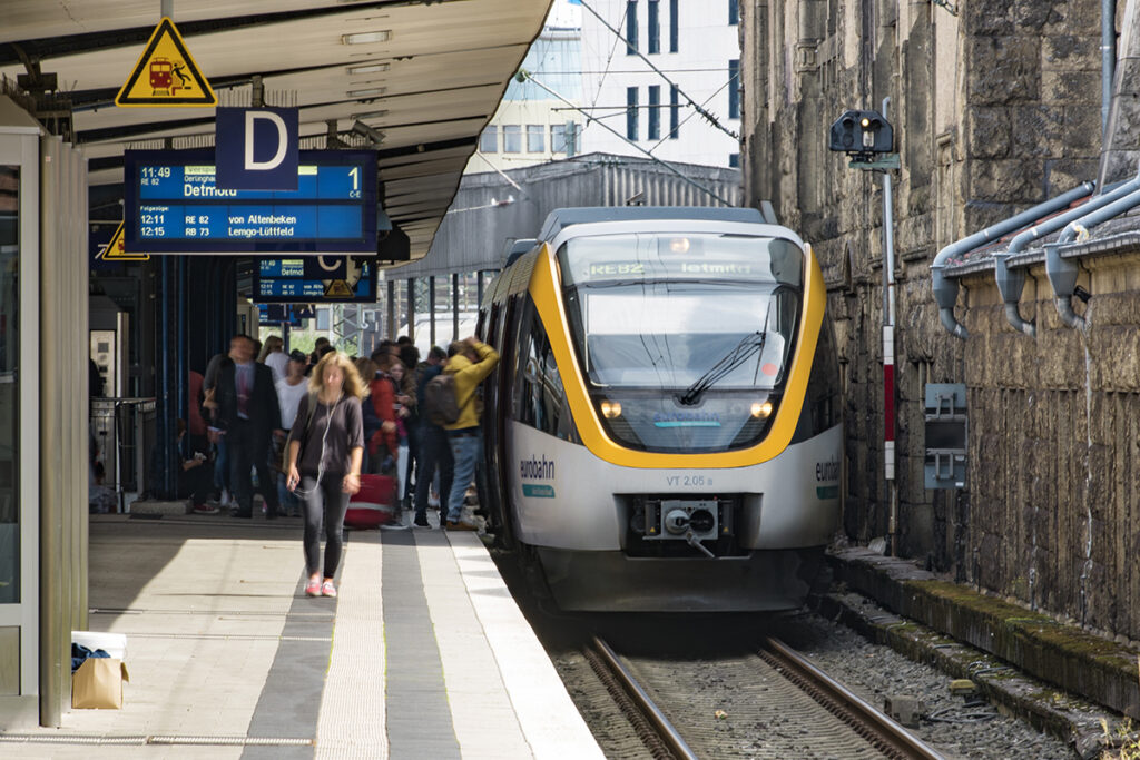 Wird bis Sommer 2024 eingestellt: RE 82 der eurobahn.