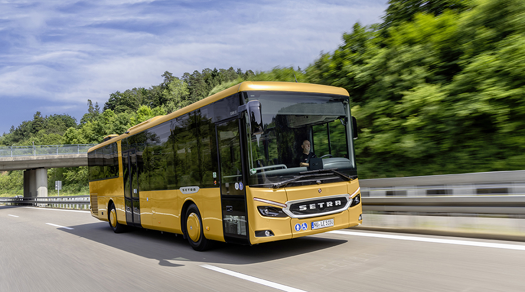 Der neue Überlandbus Setra MultiClass 500 LE.