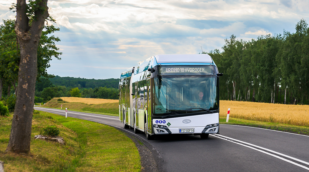 Der neue Wasserstoffbus Solaris Urbino 18 hydrogen.