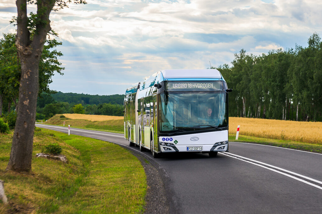 Der neue Wasserstoffbus Solaris Urbino 18 hydrogen.