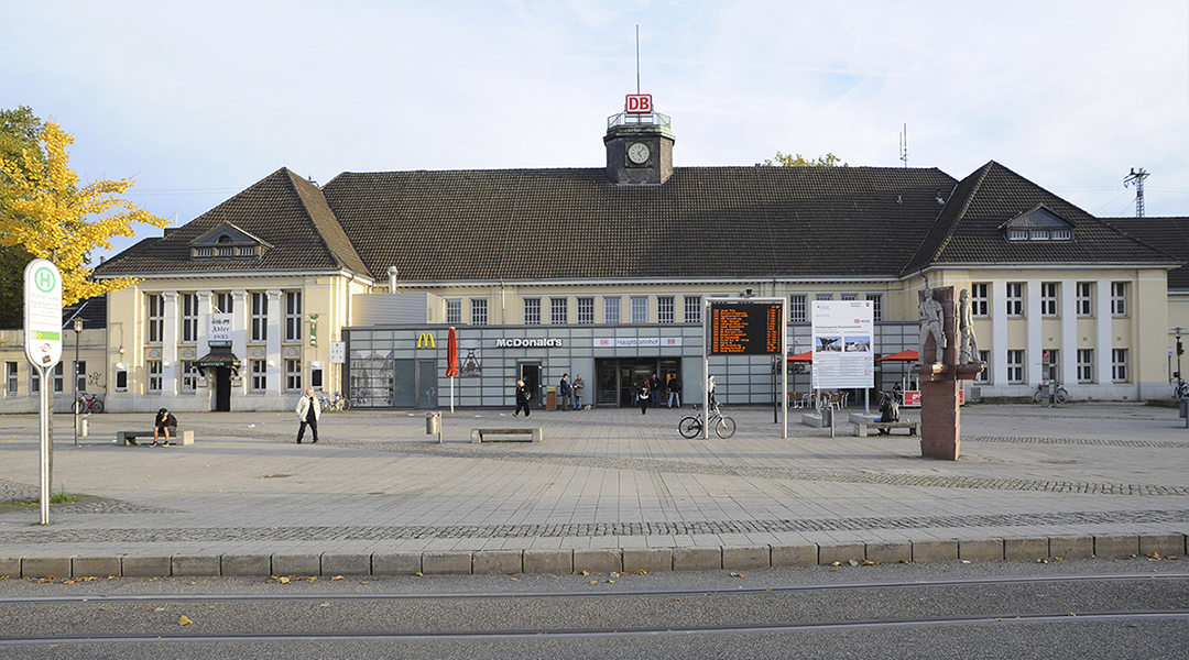 Empfangsgebäude in Wanne-Eickel.