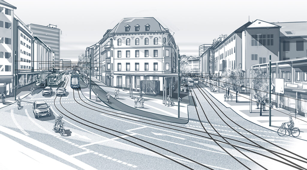 Mainz: Tram-Tangente entlastet den Bahnhofsvorplatz