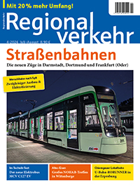 Titelbild Regionalverkehr 4/2024 - ForCity Straßenbahn in Frankfurt (Oder)