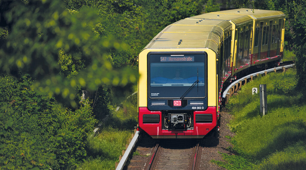 S-Bahn Berlin mit Hindernis-Erkennung