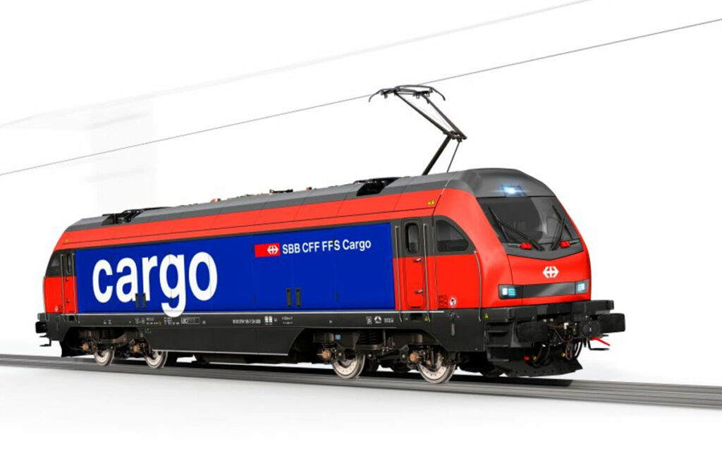 Eine Elektrolok für SBB cargo.