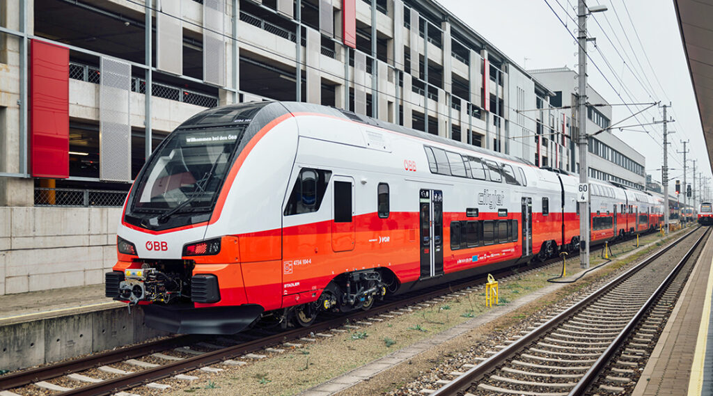 Österreich-Premiere des neuen ÖBB Cityjet Doppelstock