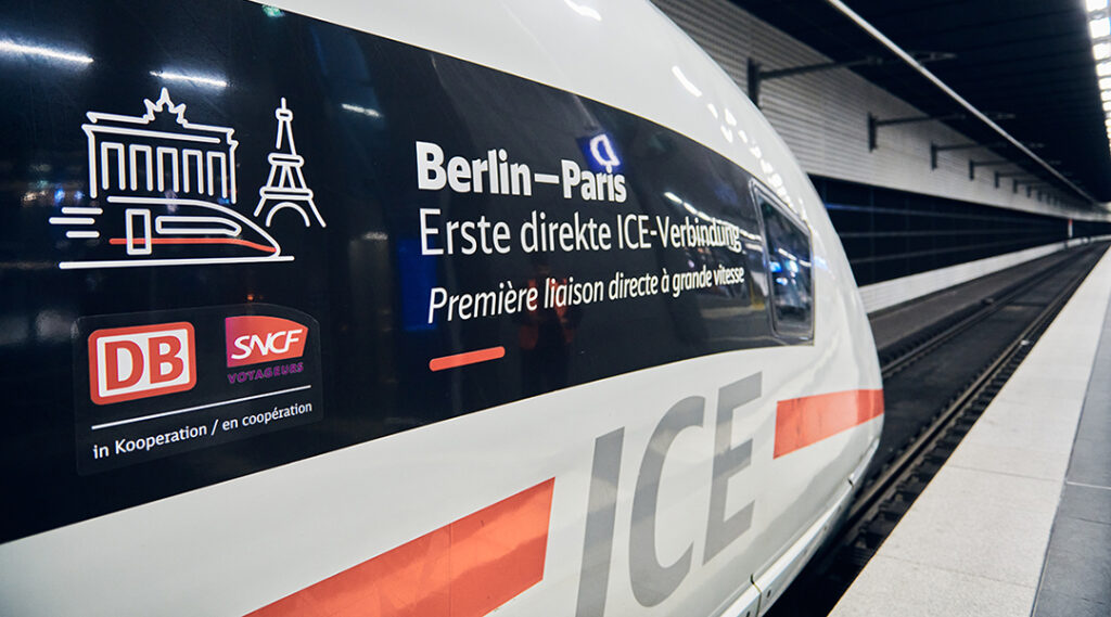 Erster direkter ICE von Berlin nach Paris