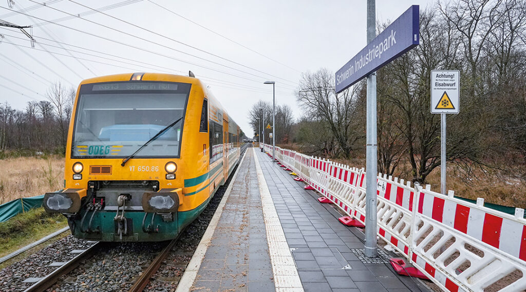 Schwerin: Zusätzlicher Haltepunkt eröffnet