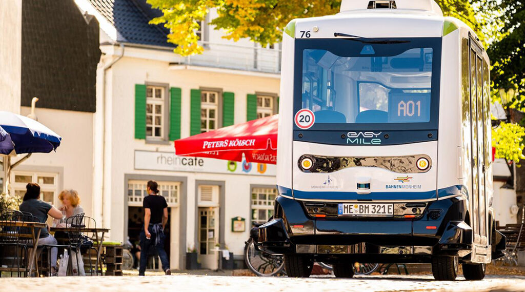 Monheim am Rhein: Autonome Kleinbusse fahren nicht mehr