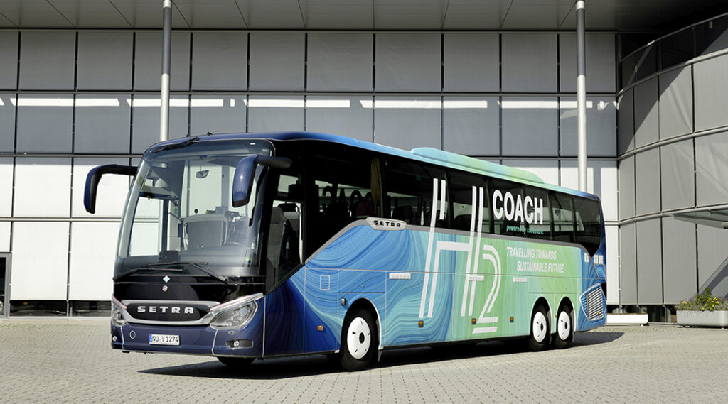 Erster Setra-Reisebus mit Brennstoffzelle