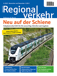 Titelbild Regionalverkehr 6/2025 Siemens Mireo