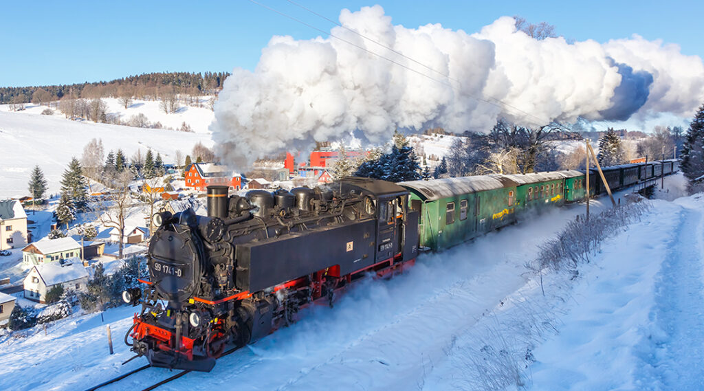 Ausflugstipp: Winterdampf in Sachsen