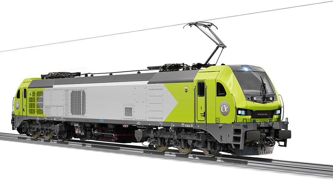 Visualisierung einer EURO9000-Lokomotive.