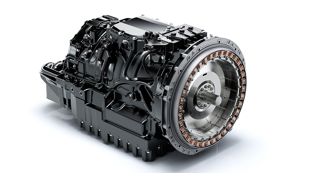 Ein Busgetriebe von außen.