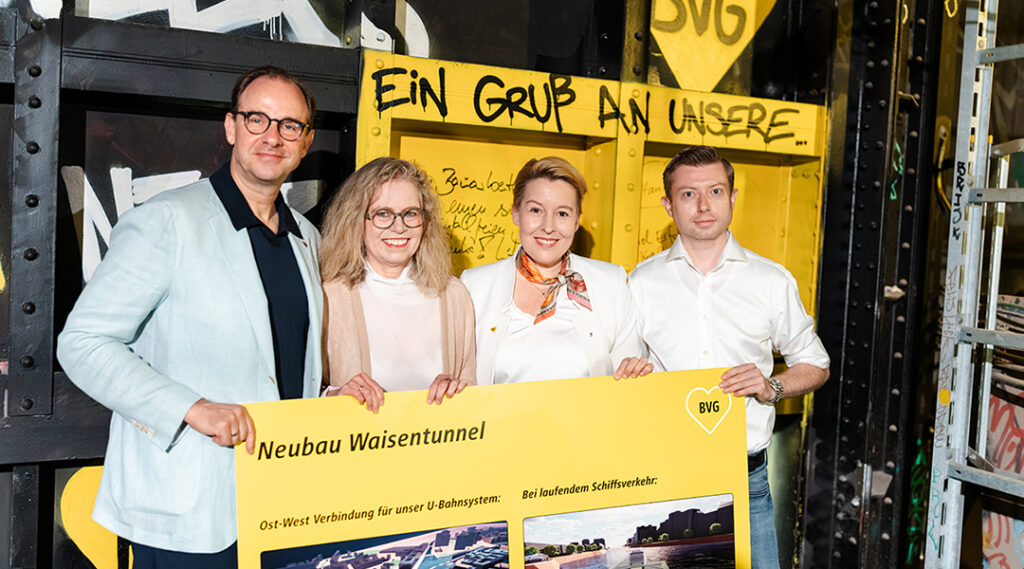Berlin: BVG startet Neubau des Waisentunnels
