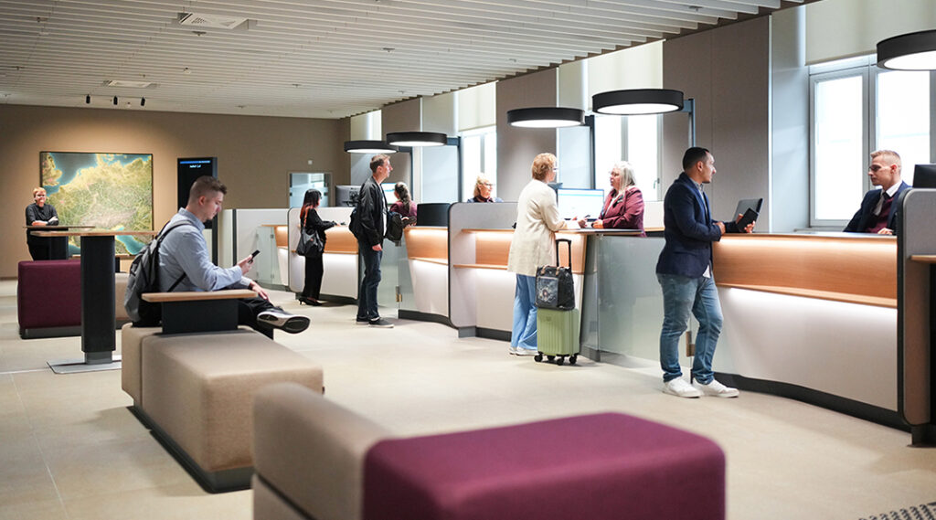 Modernisiertes Reisezentrum in Mannheim