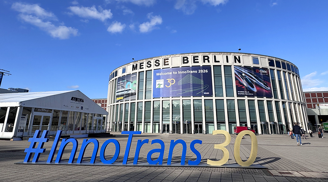 Die Eingangshalle der Messe Berlin.